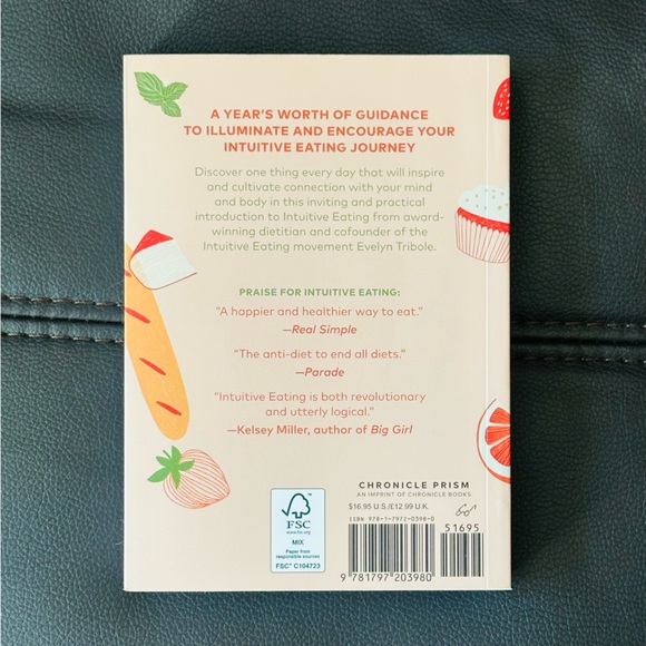 Intuitive Eating for Every Day 🍊 365 Daily Practices Paperback Book - Picture 6 of 6